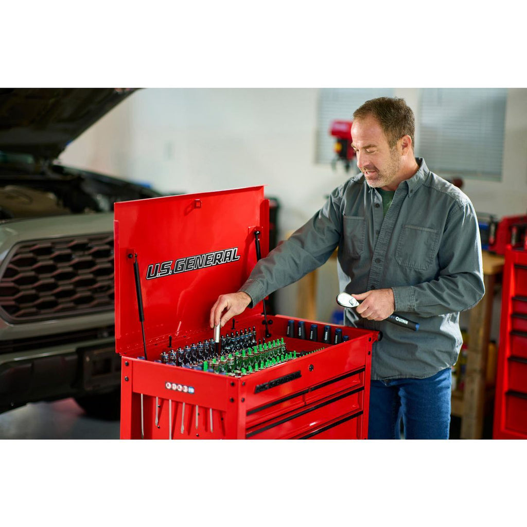 30 in. 4-Drawer Tech Cart, Red T486