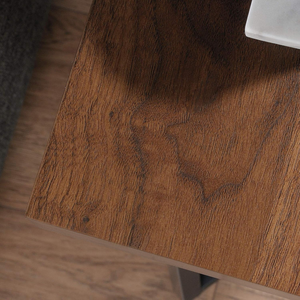 Side Table Grand Walnut Finish Pack of 2 J8067