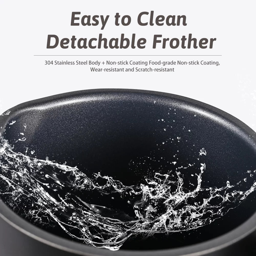 4 in 1 Stainless Steel Milk Frother and Steamer M58820