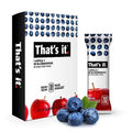 Apple Blueberry 100% Natural Fruit Bar 12 Pack B50142