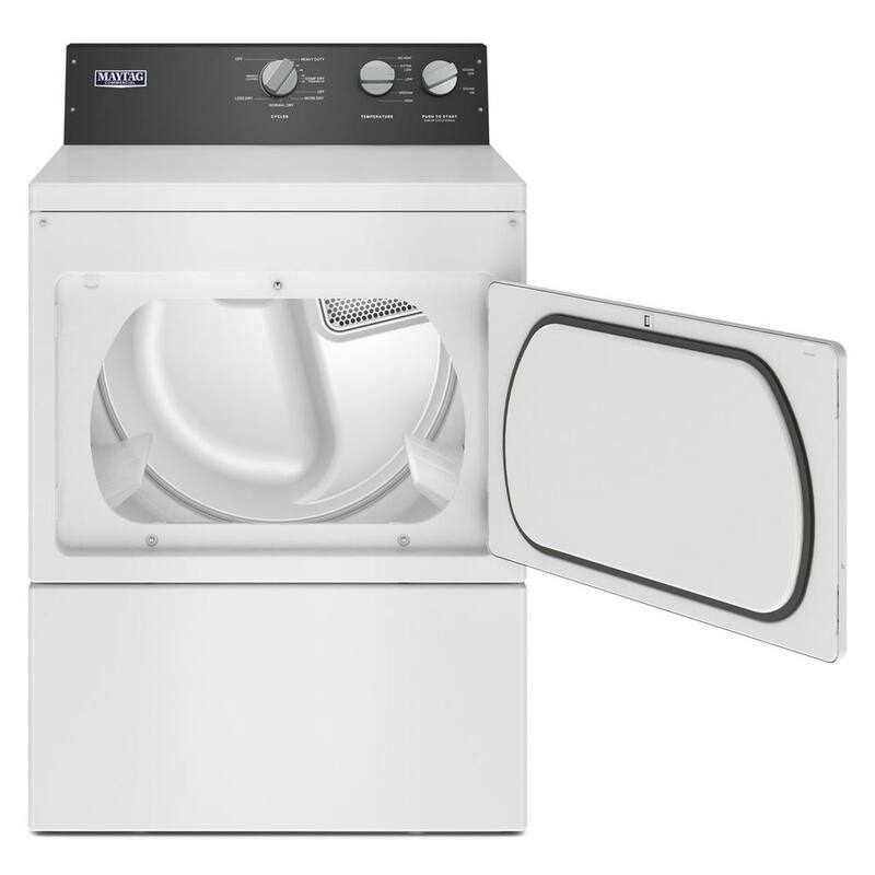 7.4 cu.ft. Vented Front Load Electric Dryer in White S3547