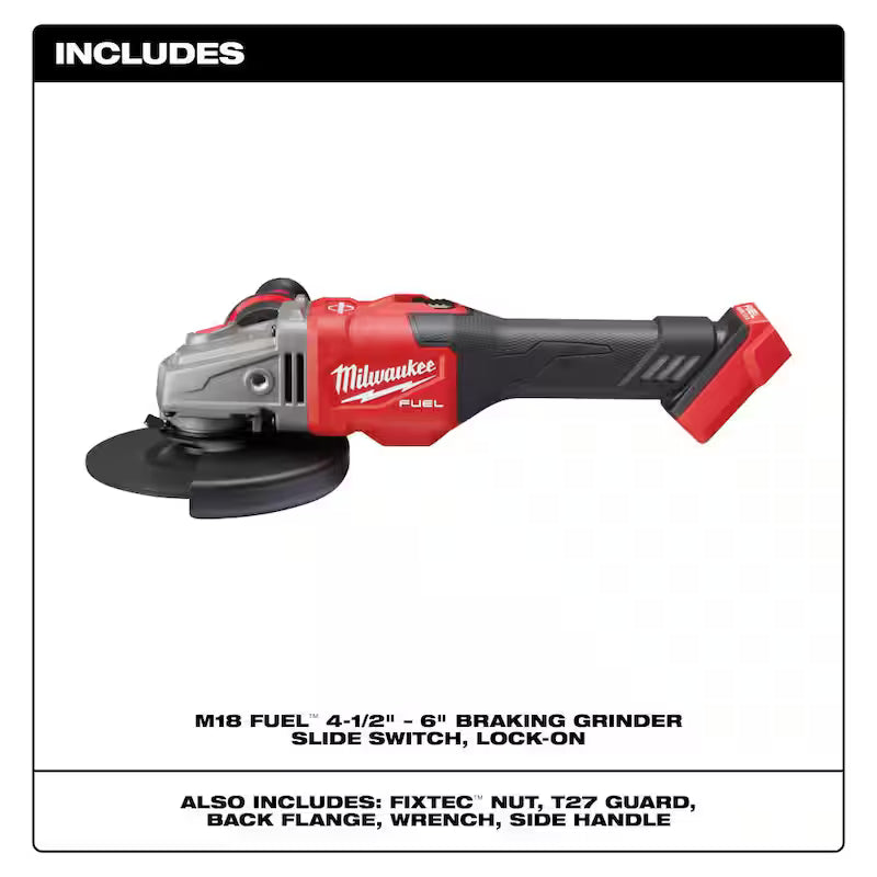18V Lithium-Ion Brushless Cordless 4-1/2 in./6 in. Grinder L40595
