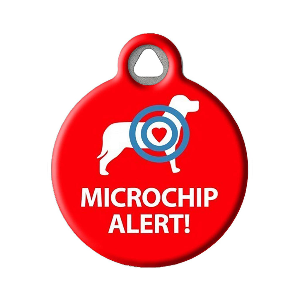 Microchip Alert Personalized Dog & Cat ID Tag E527398
