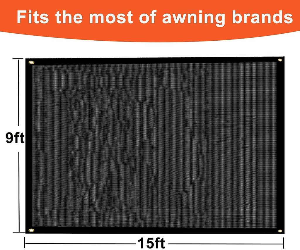 9' X 15' RV Awning Sun Shade Screen X2228