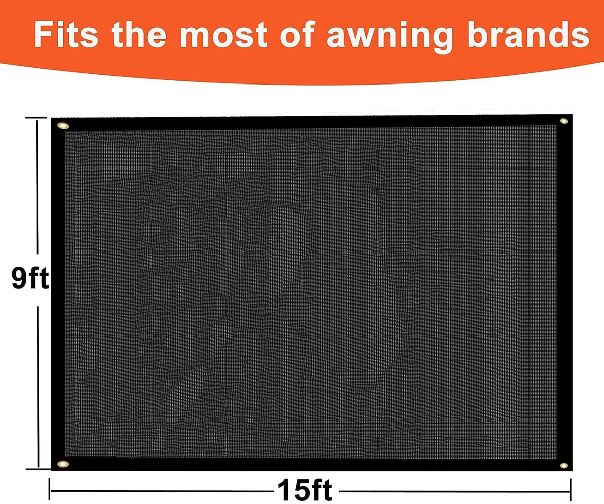9' X 15' RV Awning Sun Shade Screen X2228