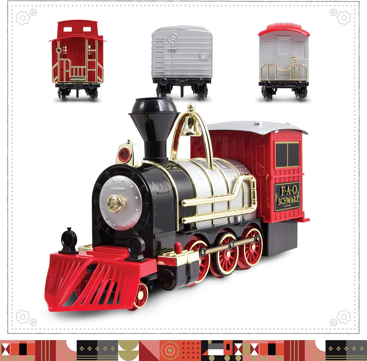 Motorized Train Set 30-Piece with Light-Up LED W964385