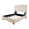 Upholstered King Bed with Nailhead Trim L747442