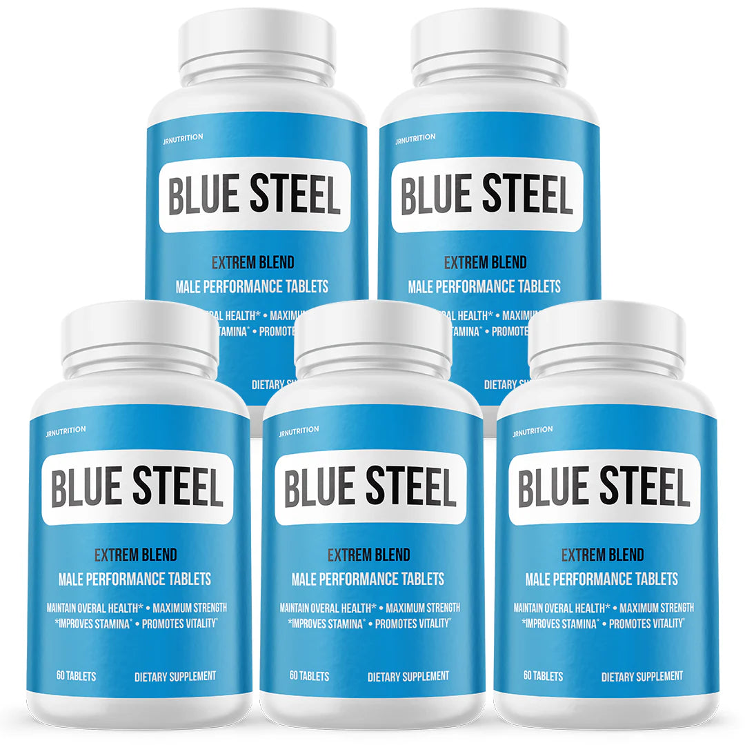 Blue Steel Male Health Tablets 5 Bottles C116009