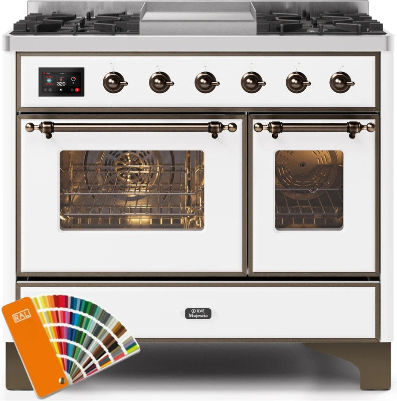 40 Dual Fuel Propane Gas Range V7576
