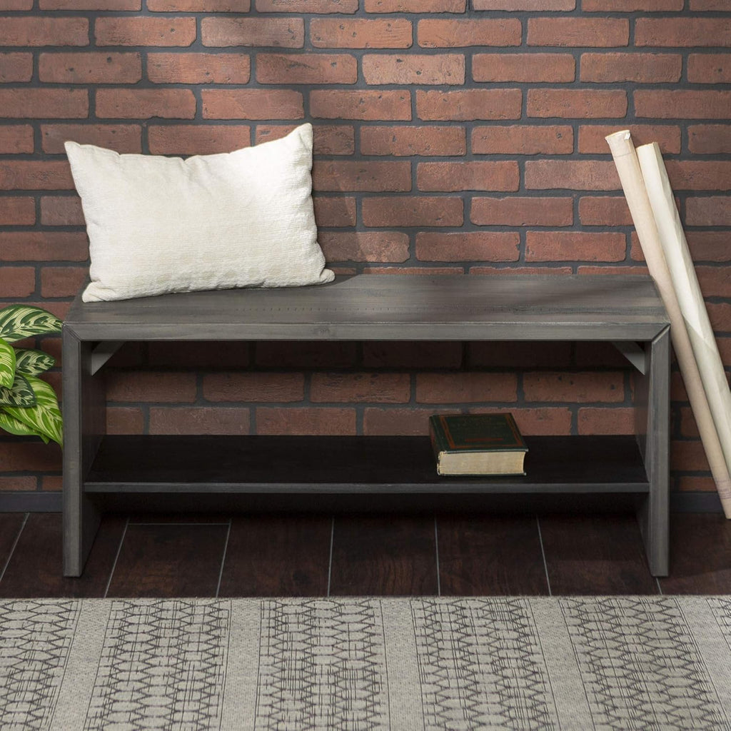 60 Inch 2 Tier Solid Wood TV Stand C7906
