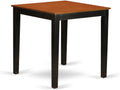 Counter Height Dining Table, 36", Black & Cherry G71643