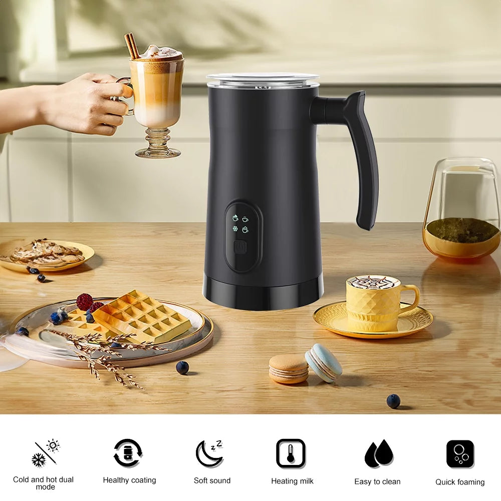 Electric Milk Frother and Steamer 4 in 1 400W 350ml I728897