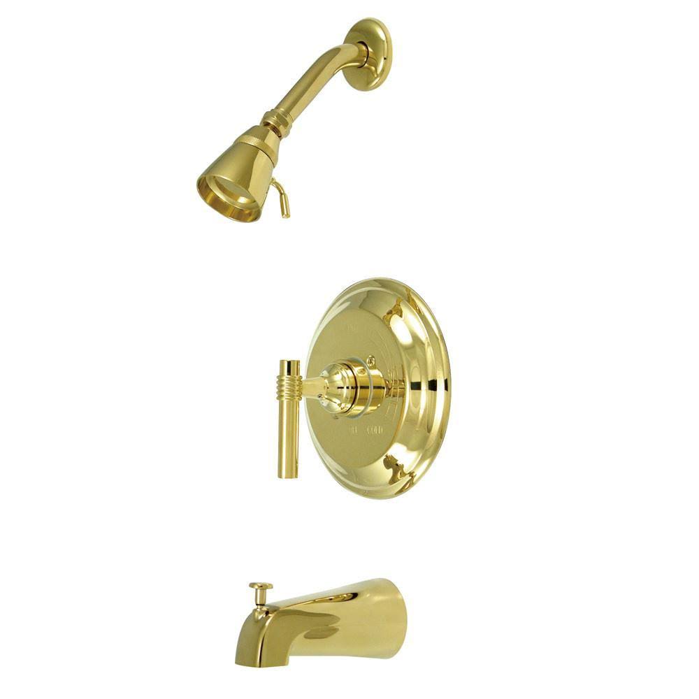 Satin Nickel Tub & Shower Faucet C627
