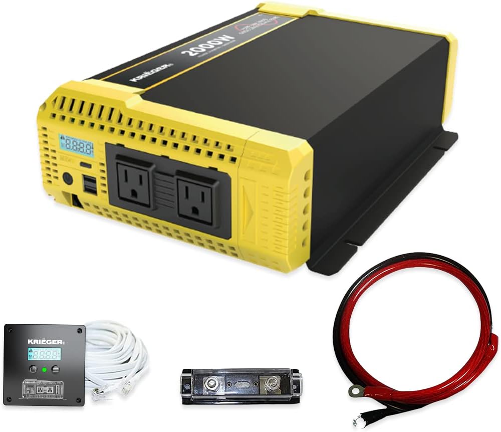 2000 Watt 12V Pure Sine Power Inverter F5442