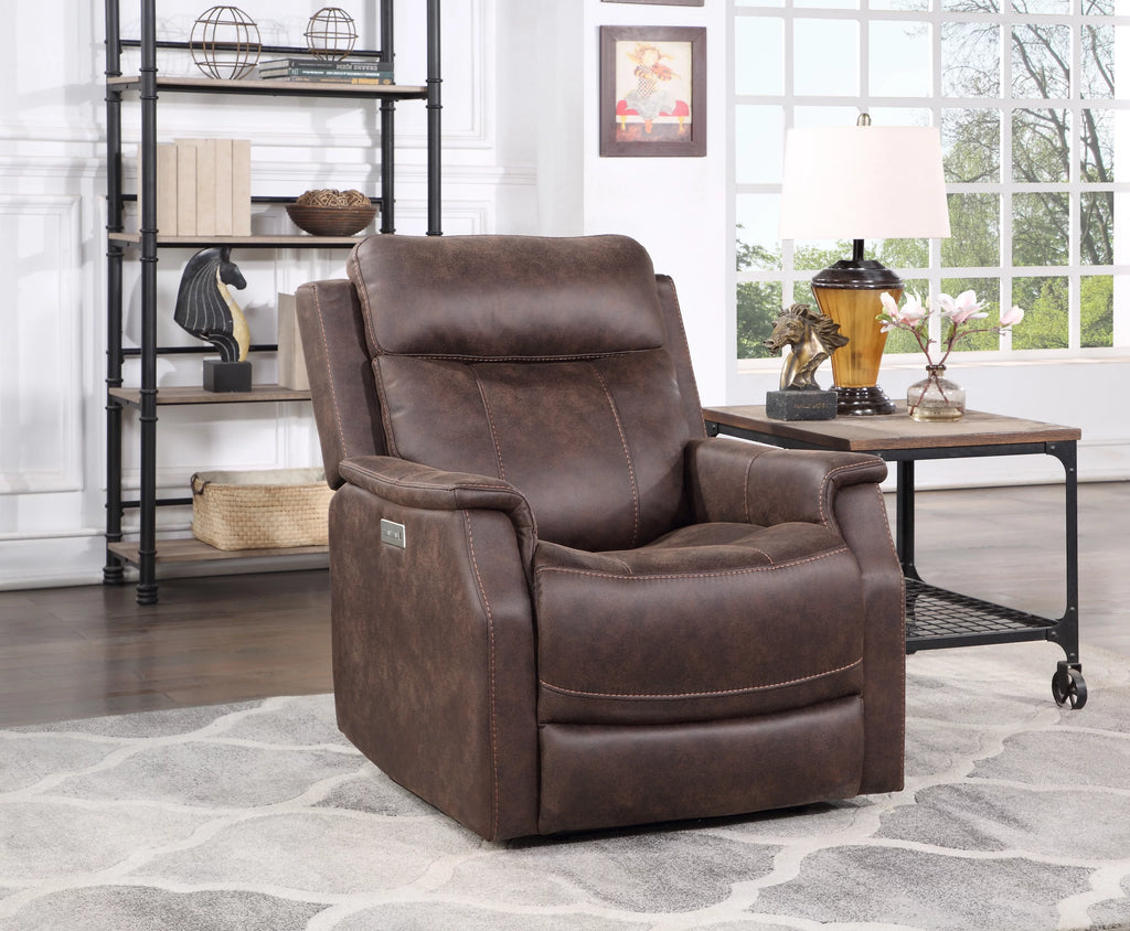 Dual-Power Recliner with USB Charging C85190