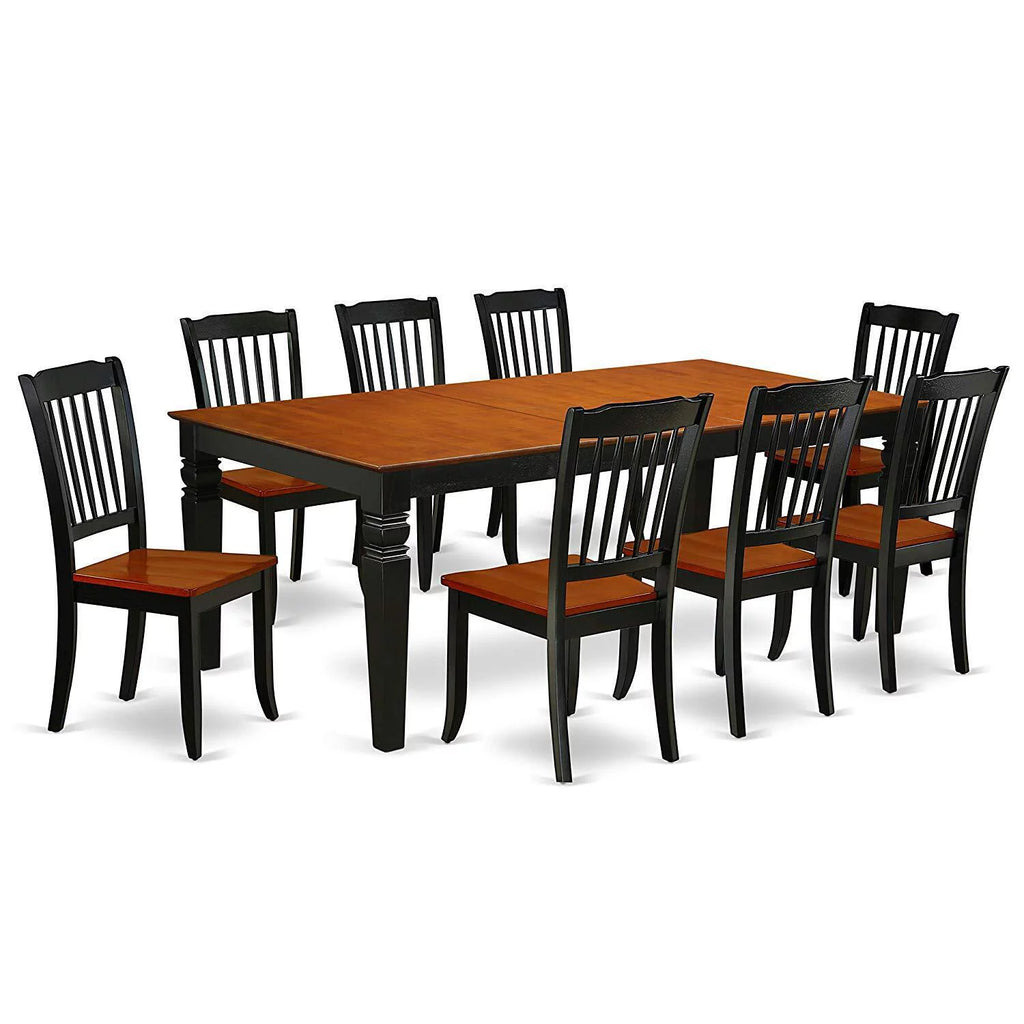 9 Piece Wood Dining Table Set C908412