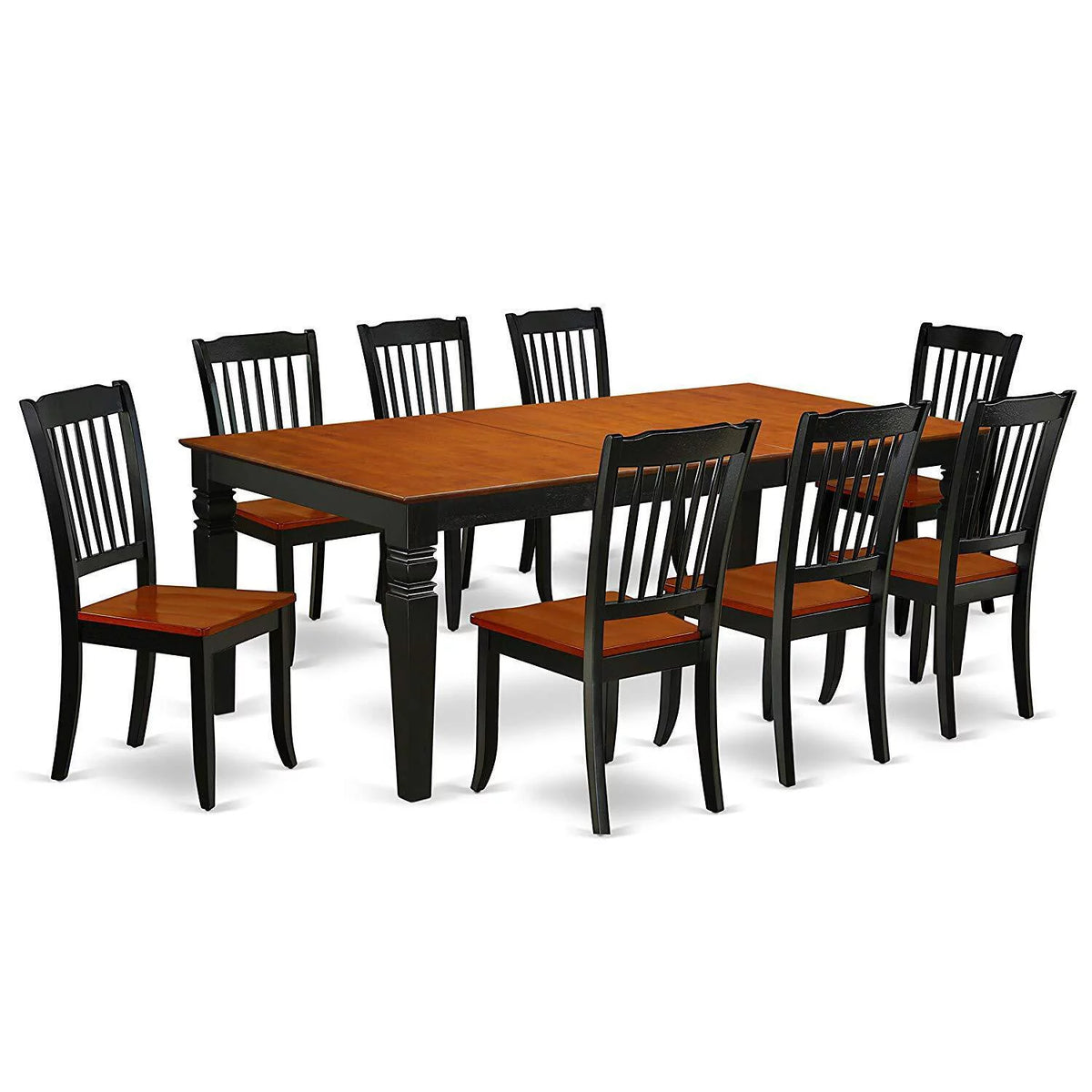 9 Piece Wood Dining Table Set C908412