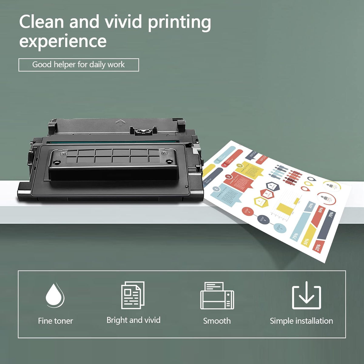 Compatible Black Toner Cartridge F79341