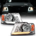 Chrome LED Headlights Pair U91827