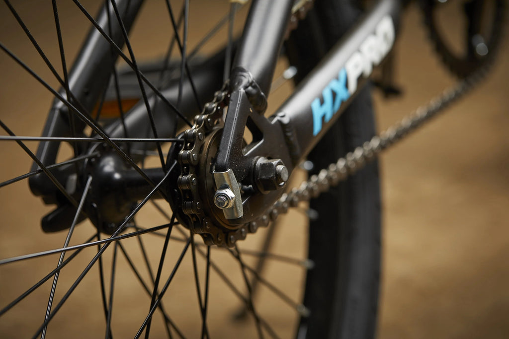 20-inch BMX Bike Black with Teal Aluminum Frame N528