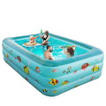 Inflatable Pool, 6.9 x 5 x 1.8 ft Rectangular D933
