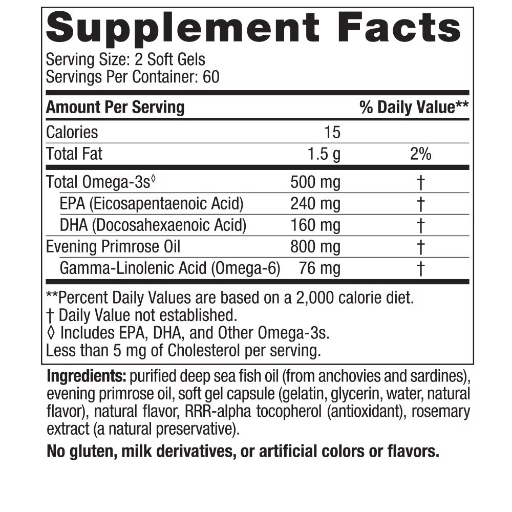 Omega Woman Softgels 576 Mg Lemon 120 Ct Y89086