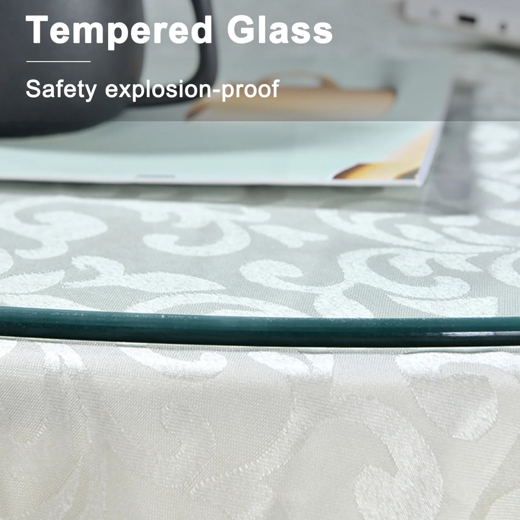 52 Inch Round Clear Glass Table Top T42843