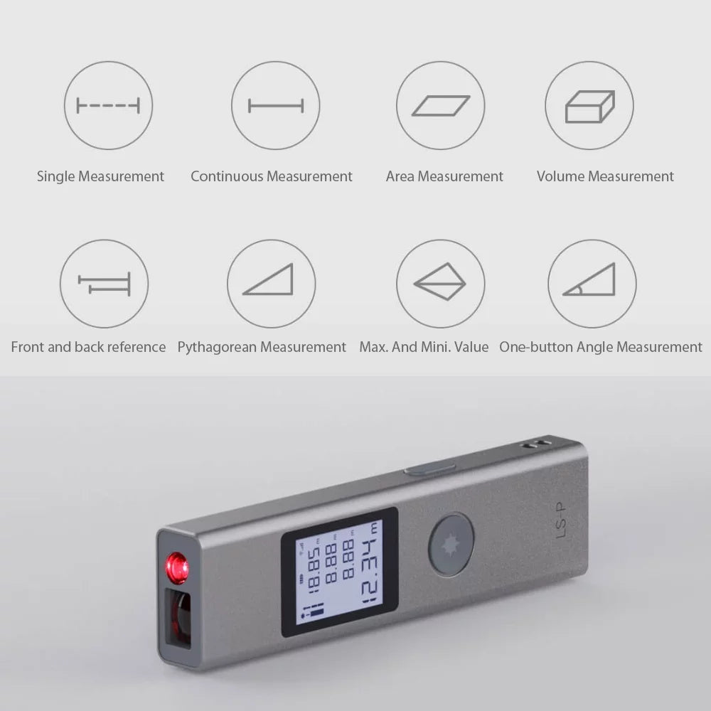 Handheld Portable High Precision USB Fast Charge Range Finder 40M V478001