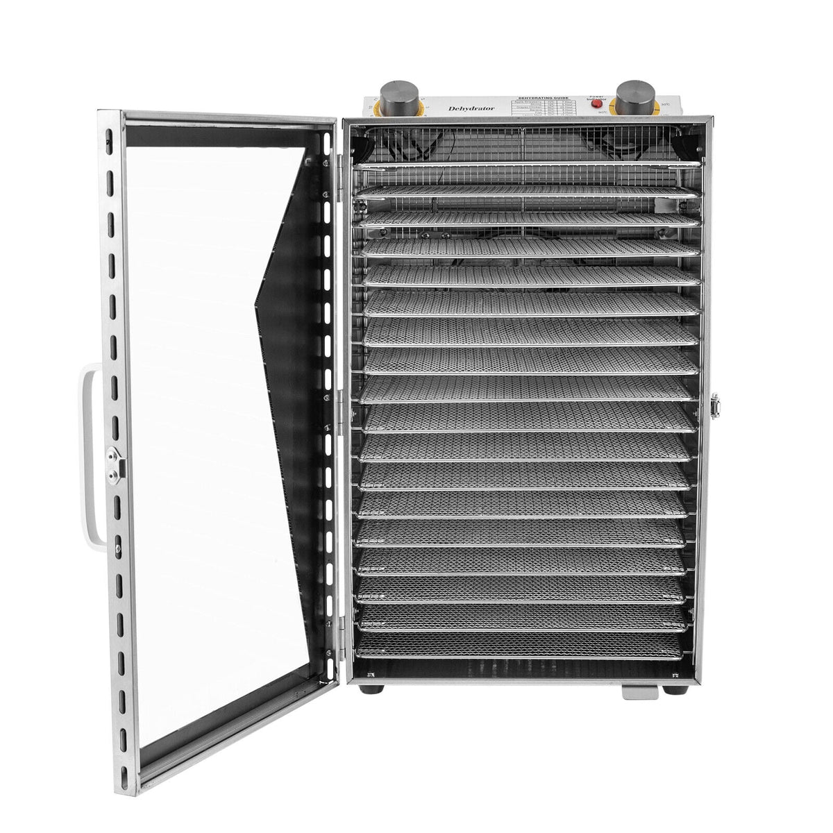 18 Trays Food Dehydrator 304 Stainless Steel F71542