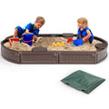 Wooden Sandbox with Cover J10865