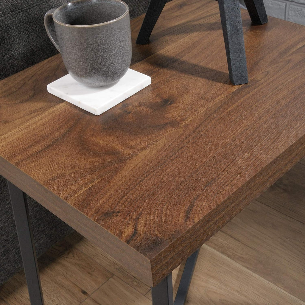 Side Table Grand Walnut Finish Pack of 2 J8067