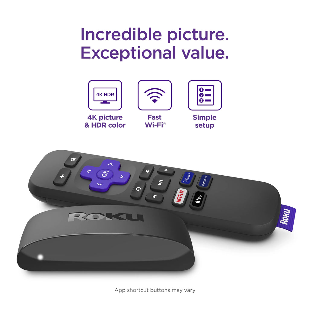 4K HDR Streaming Player with Standard Remote F734007