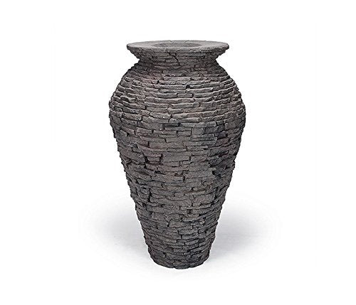 Medium Stacked Slate Urn Water Fountain Kit U922971