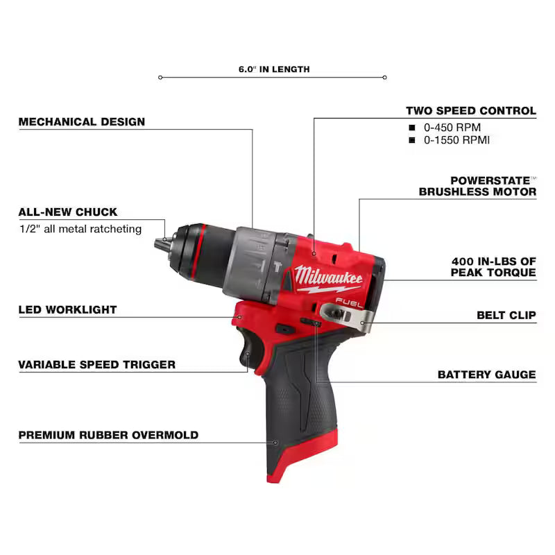 12-Volt Cordless 5-Tool Combo Kit with Batteries and Bag + Wet/Dry Vacuum Z49748