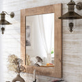 Natural Solid Wood Wall Mirror R5978