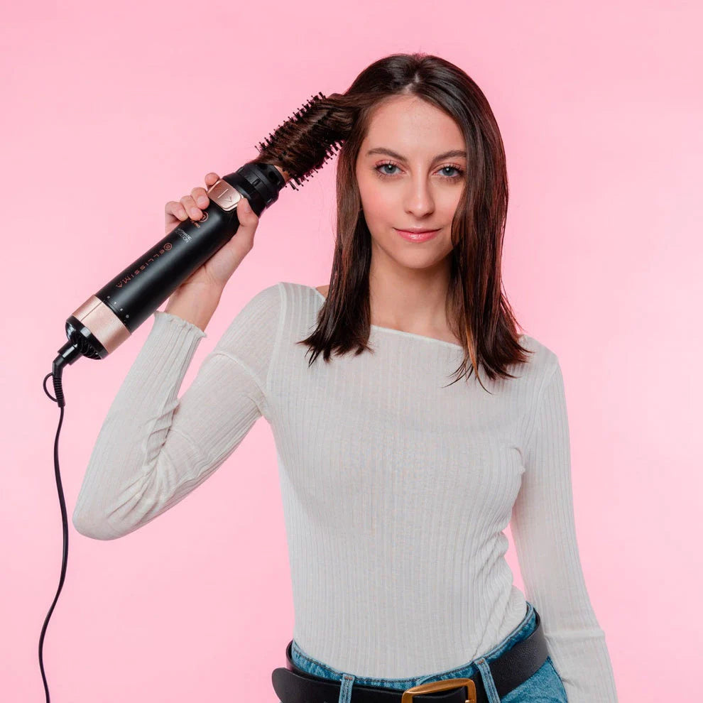 Rotating hot air brush with ions and ceramic coating X823021