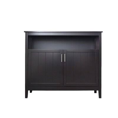 Brown Kitchen Storage Sideboard and Buffet Server Cabinet O85752