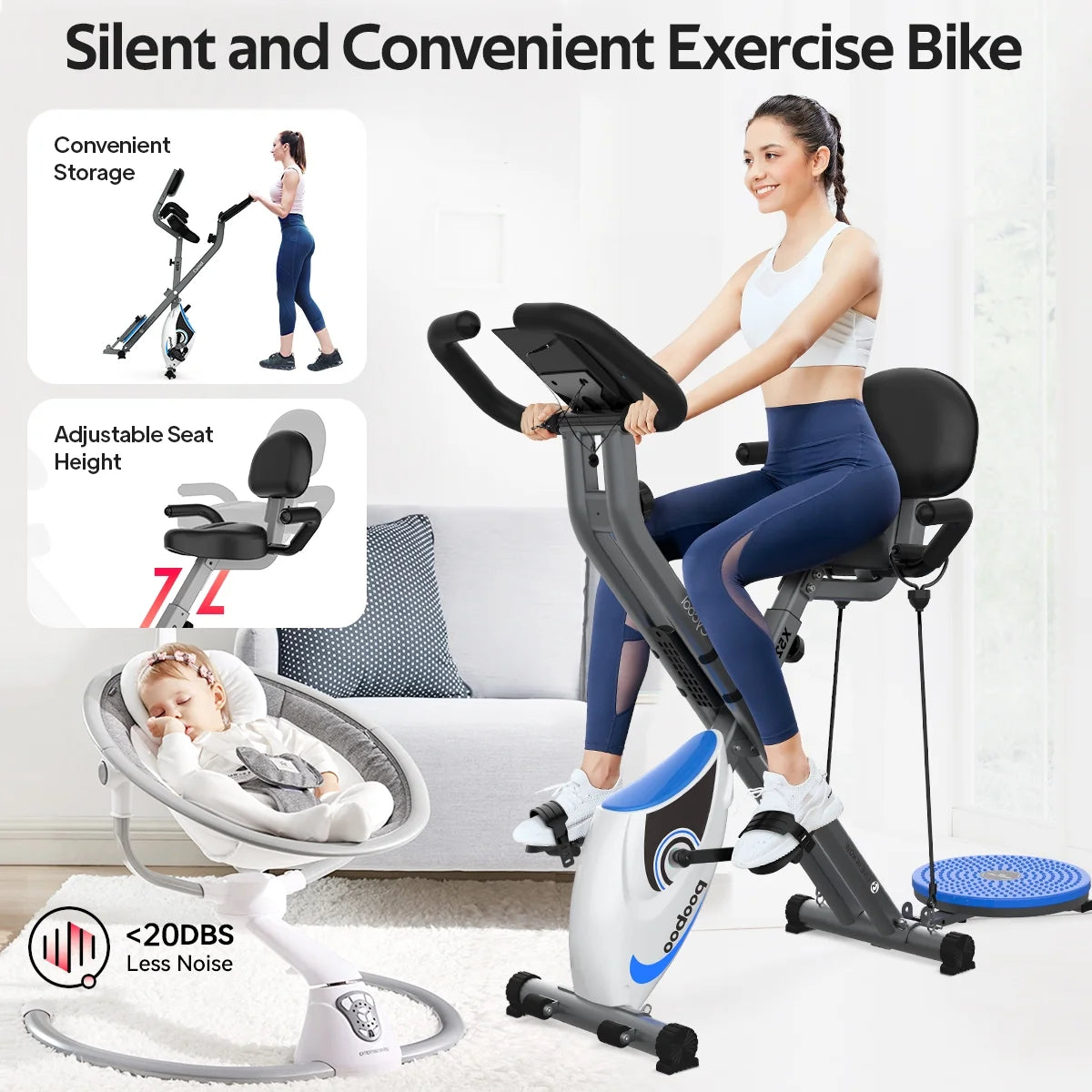 Indoor Stationary Cycling Exercise Bike 360LB S2590