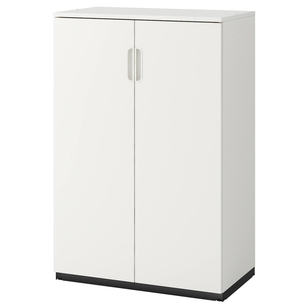 White Cabinet with Doors M6194
