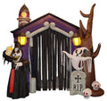 8.5 Foot Halloween Inflatable Haunted House Castle N16412