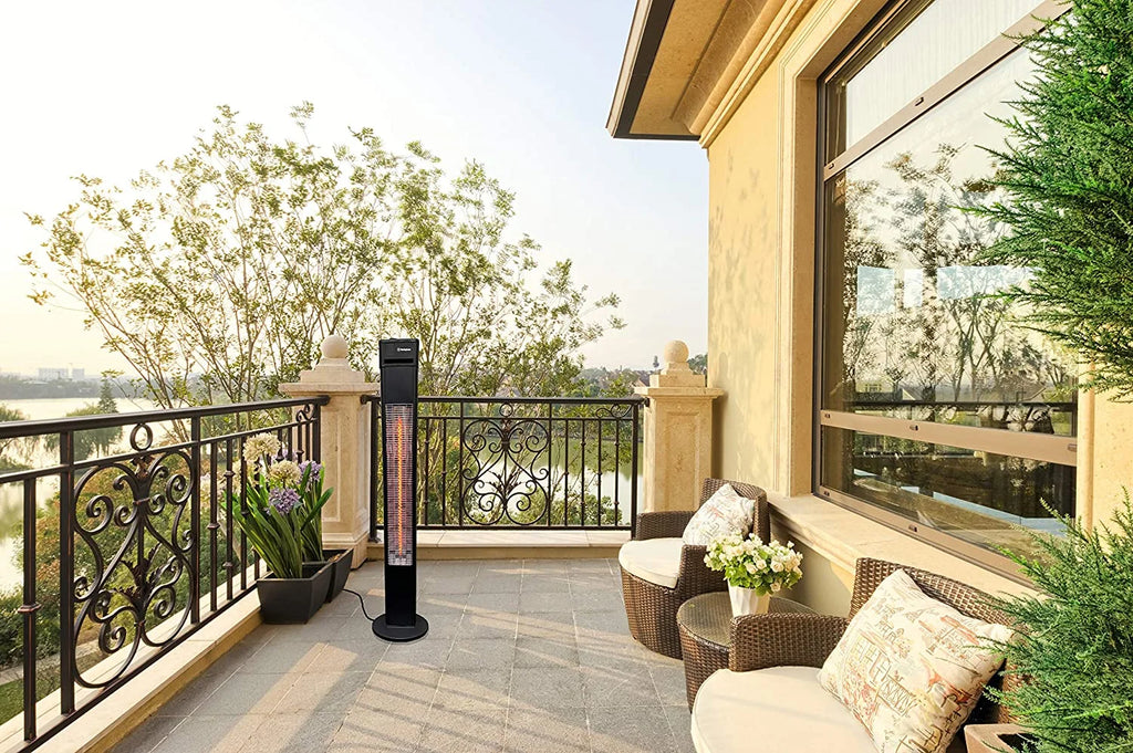 Infrared Electric Outdoor Heater Freestanding Q8406