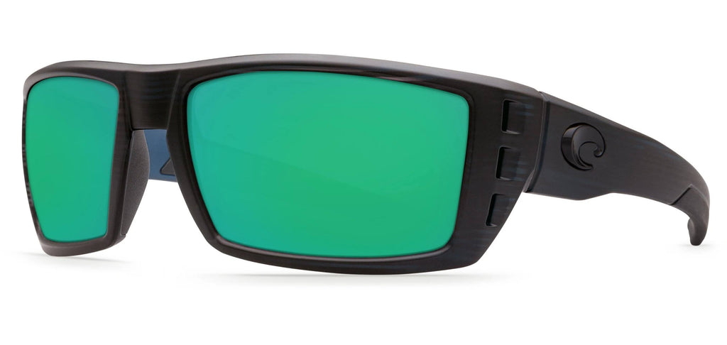 Matte Black Teak Green Sunglasses B32952