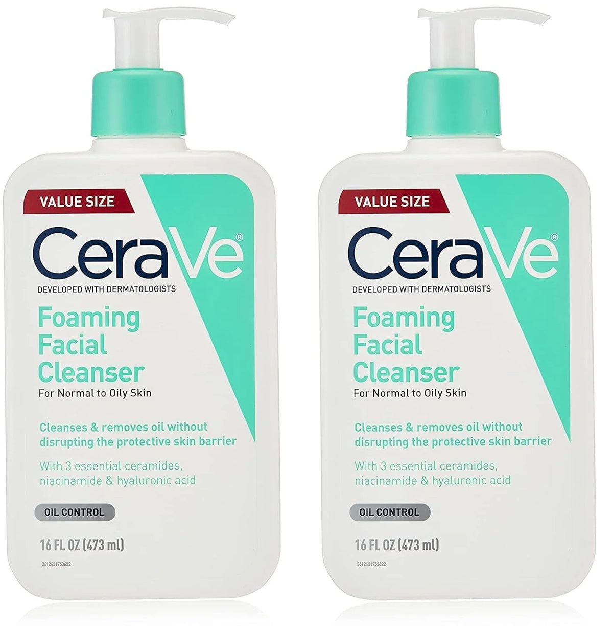 Foaming Facial Cleanser 2 Pack 16 Fl Oz A72743