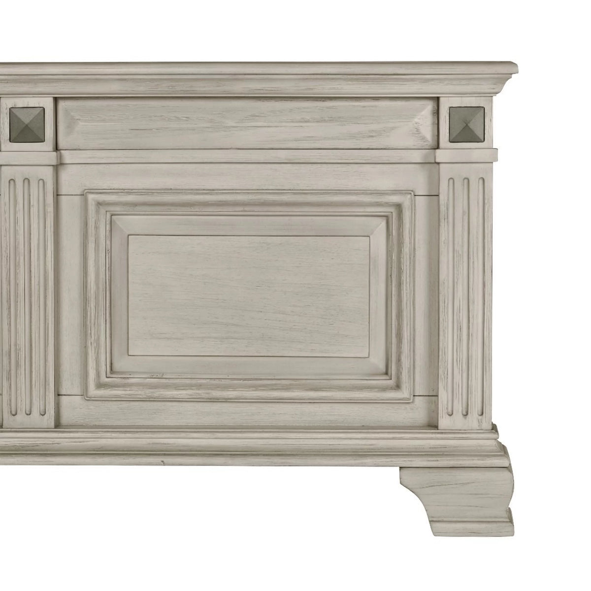 Queen Wood Bedroom Set with Dresser Mirror Nightstand Chest F43124
