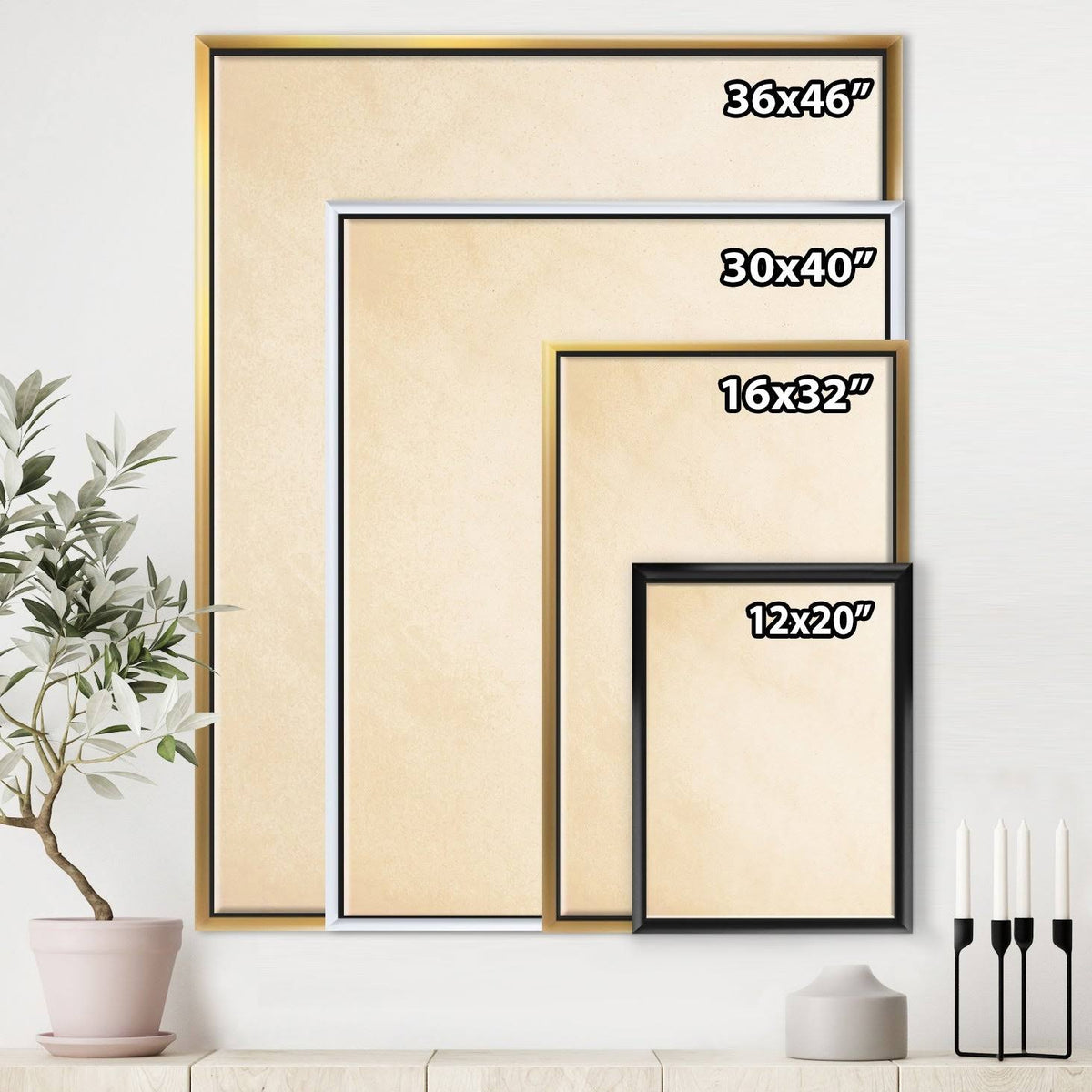 Framed Canvas J489366