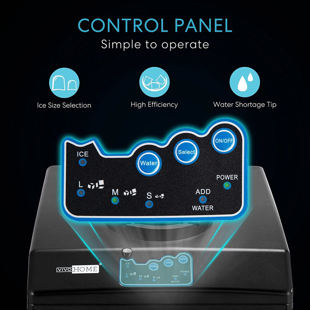 Electric 2 in 1 Countertop Ice Maker with Water Dispenser R54985