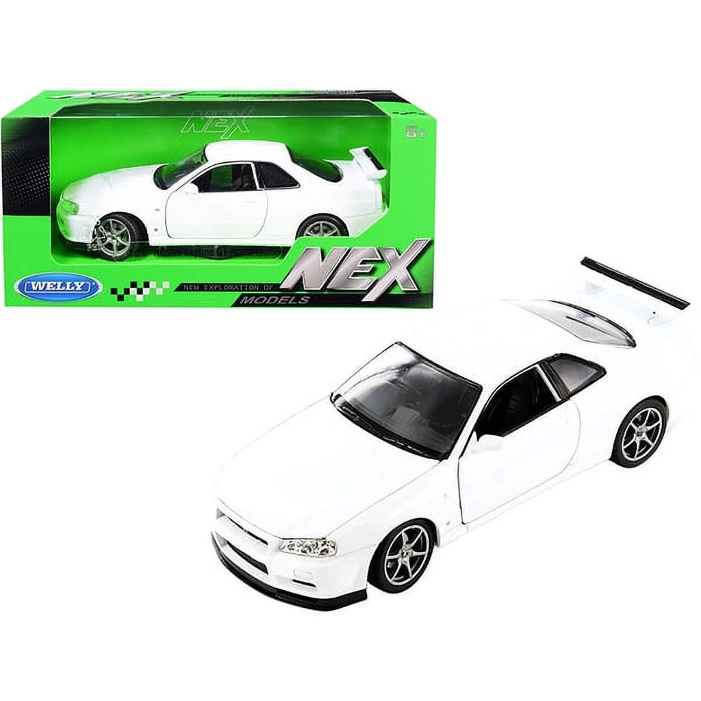 White 1/24 Diecast Model Car A3780