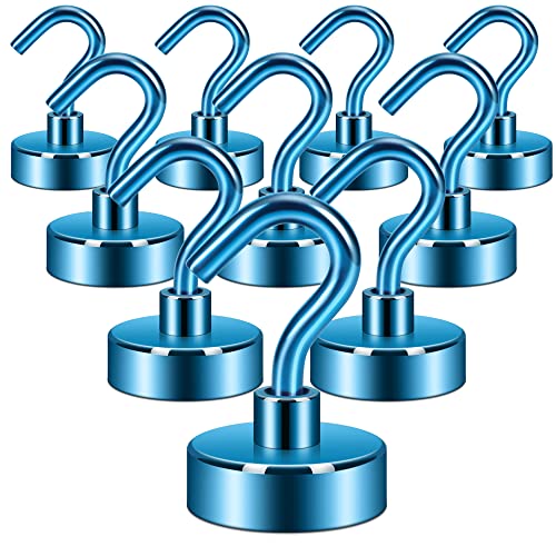 Magnetic Hooks 30lb Heavy Duty with Hook Pack of 10 U813