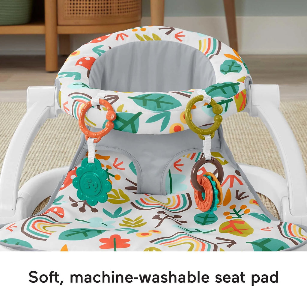 Portable Infant Floor Seat with 2 Toys V7873