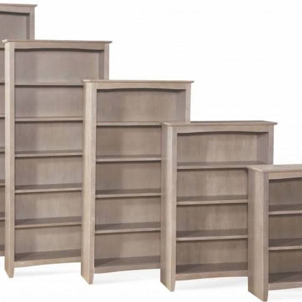 Taupe Gray 84x22 Shaker Bookcase Z69025